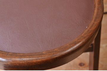アンティーク家具　イギリスアンティーク　折り畳み式チェア2脚セット(椅子、イス)