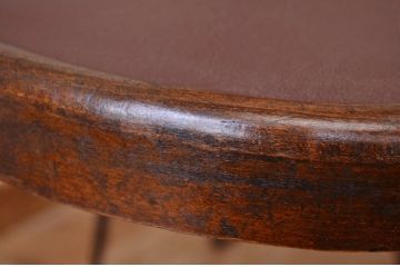 アンティーク家具　イギリスアンティーク　折り畳み式チェア2脚セット(椅子、イス)