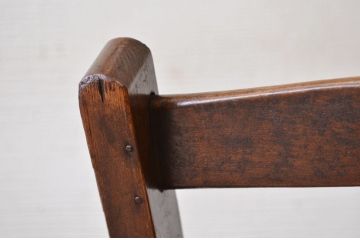 アンティーク家具　イギリスアンティーク　折り畳み式チェア2脚セット(椅子、イス)