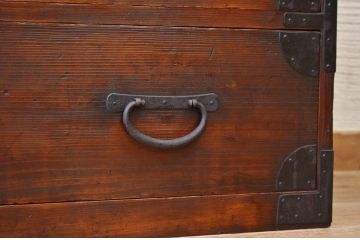 アンティーク家具　古民具　骨董　味のある引き出しローボード1