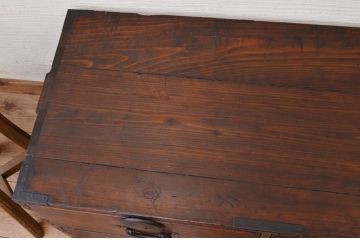 アンティーク家具　古民具　骨董　味のある引き出しローボード2