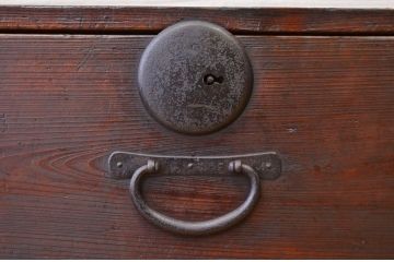 アンティーク家具　古民具　骨董　味のある引き出しローボード2