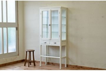 中古　アンティーク調　ケビントガラスケース