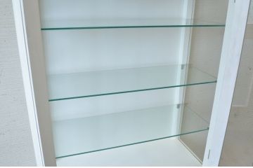 中古　アンティーク調　ケビントガラスケース