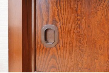 アンティーク家具　古民具　骨董　極上のコンディションの欅玉杢金沢水屋箪笥