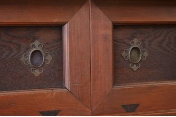 極上美品!二段重ね四尺水屋箪笥