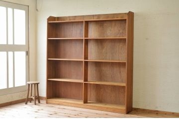 アンティーク家具　特大!1960年代　大きな本棚(飾り棚)