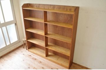 アンティーク家具　特大!1960年代　大きな本棚(飾り棚)