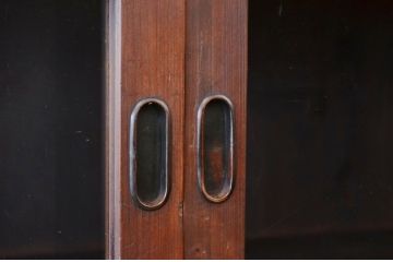 アンティーク家具　明治時代　近江　二段重ね引き出し収納棚(薬箪笥)