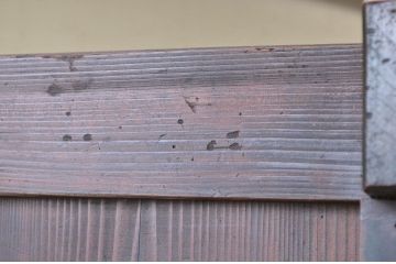 アンティーク家具　明治時代　近江　二段重ね引き出し収納棚(薬箪笥)