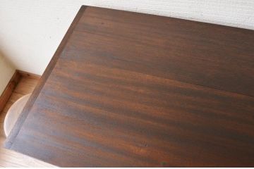 アンティーク家具　古い木のシンプルなアンティークサイドテーブル