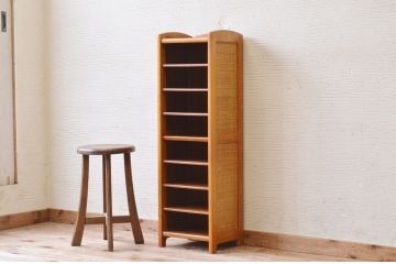 中古　カリモク製スリッパラック