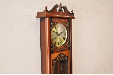 アンティーク雑貨　中古　シチズン製機械式柱時計(掛け時計、ボンボン時計)