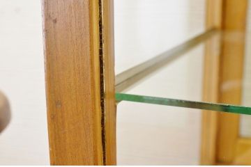 アンティーク家具　古いパン屋のアンティークガラスケース