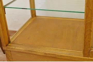 アンティーク家具　古いパン屋のアンティークガラスケース