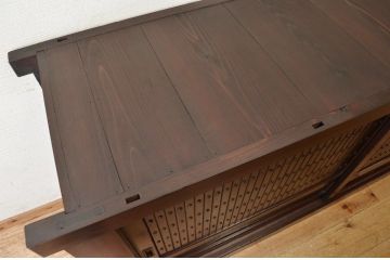 アンティーク家具　明治〜大正　味わい深い六尺水屋箪笥