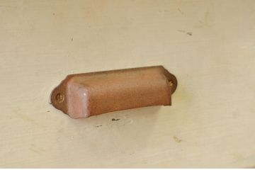 アンティーク家具　白いペイントの両面引き出しアンティーク作業台