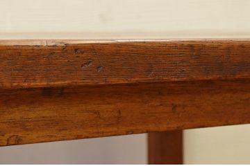 アンティーク家具　重厚!!天板がナラ材の骨太作業台2(ダイニングテーブル)