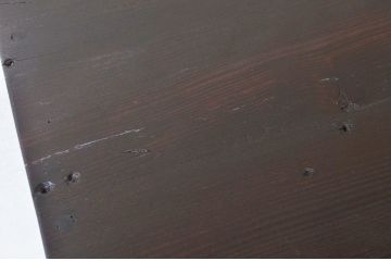 アンティーク家具　アンティーク古い木の脚付き収納棚