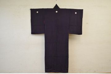 ○明治〜大正　古い縮緬着物(正絹古布)