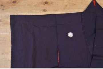 ○明治〜大正　古い縮緬着物(正絹古布)