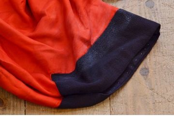 ○明治〜大正　縮緬着物2点(正絹古布)