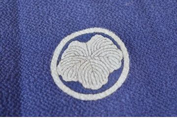 ○明治〜大正　縮緬着物2点(正絹古布)