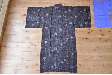 ○大正〜昭和初期!錦紗縮緬着物3点セット1