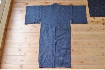 ○古い木綿絣着物3点セット(古布)