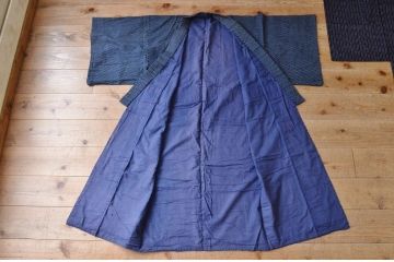 ○古い木綿絣着物3点セット(古布)