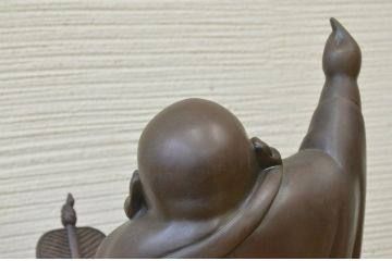 ○古銅!政光在銘布袋像