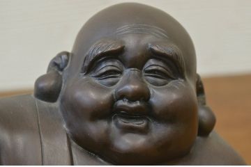 ○古銅!政光在銘布袋像