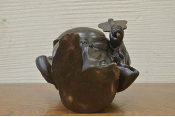 ○古銅!政光在銘布袋像