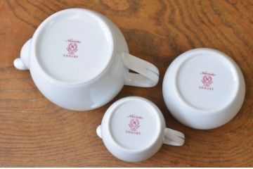 ○古いノリタケティーポットなど洋食器19点セット