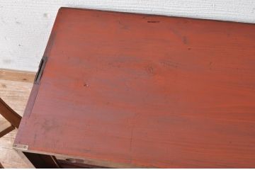 極上美品!古い欅材の漆の綺麗な時代箪笥ローボード