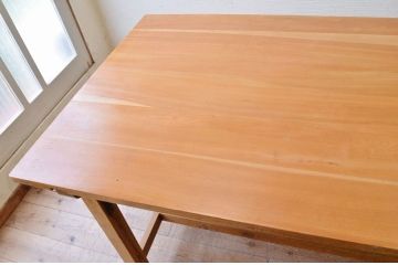 アンティーク家具　1980〜90年頃　古い学校の大きな作業台2