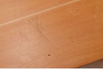 アンティーク家具　1980〜90年頃　古い学校の大きな作業台2