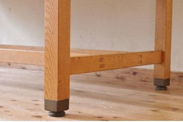 アンティーク家具　1980〜90年頃　古い学校の大きな作業台2