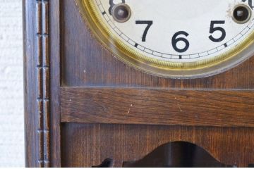 アンティーク雑貨　メイセイ　アンティーク掛け時計(ボンボン時計、柱時計)