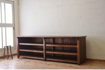 アンティーク家具　素敵な雰囲気!古い駄菓子屋の大きなカウンターテーブル