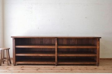 アンティーク家具　素敵な雰囲気!古い駄菓子屋の大きなカウンターテーブル