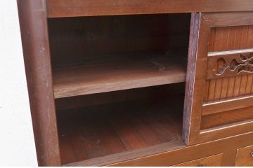 アンティーク家具　古民具　骨董　明治時代二段重ねアンティーク3尺水屋箪笥