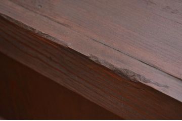 アンティーク家具　古民具　骨董　明治時代二段重ねアンティーク3尺水屋箪笥