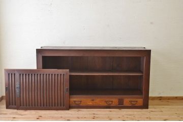 アンティーク家具　古民具　骨董　明治〜大正時代　収納箪笥サイドボード(水屋箪笥)