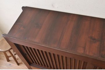アンティーク家具　古民具　骨董　明治〜大正時代　収納箪笥サイドボード(水屋箪笥)