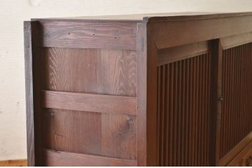 アンティーク家具　古民具　骨董　明治〜大正時代　収納箪笥サイドボード(水屋箪笥)