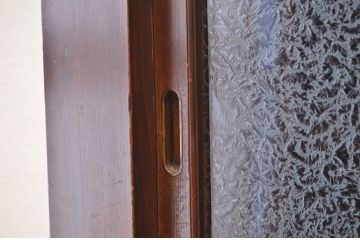 アンティーク家具　古民具　骨董　特別注文造　黒柿材の使われた三尺水屋箪笥