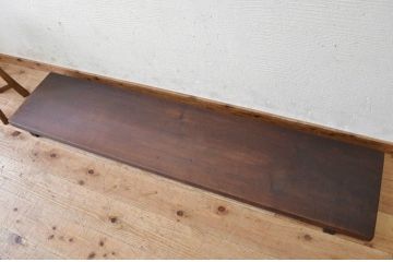 アンティーク家具　古民具　骨董　一枚板裁ち板(テーブル、机)