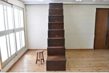 アンティーク家具　◇古民具　骨董　味の良い階段箪笥(箱階段)
