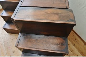 アンティーク家具　◇古民具　骨董　味の良い階段箪笥(箱階段)